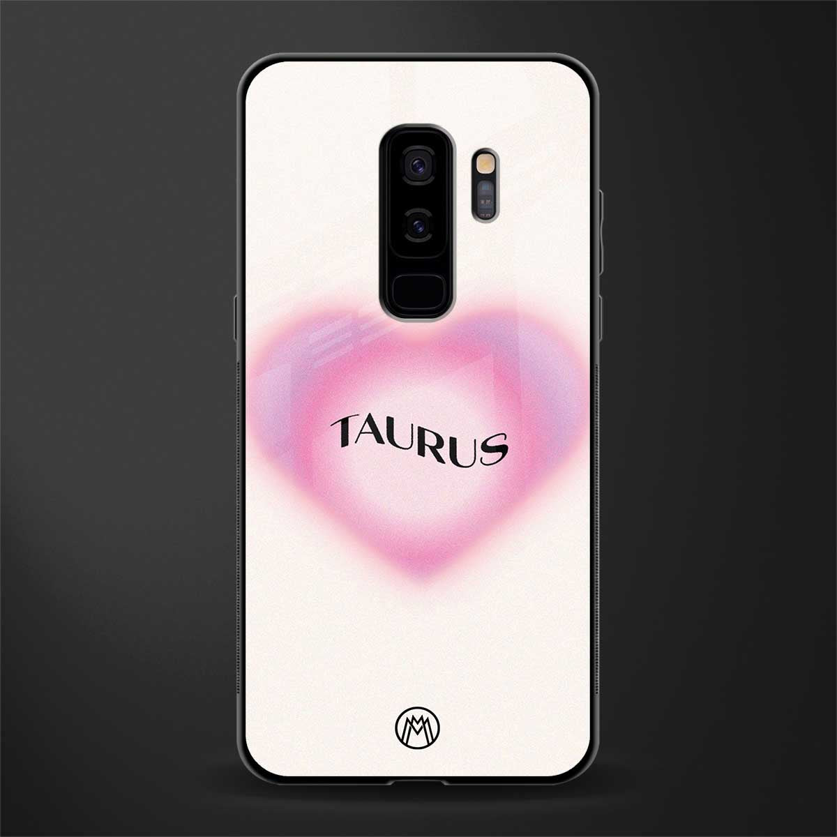 taurus minimalistic glass case for samsung galaxy s9 plus image