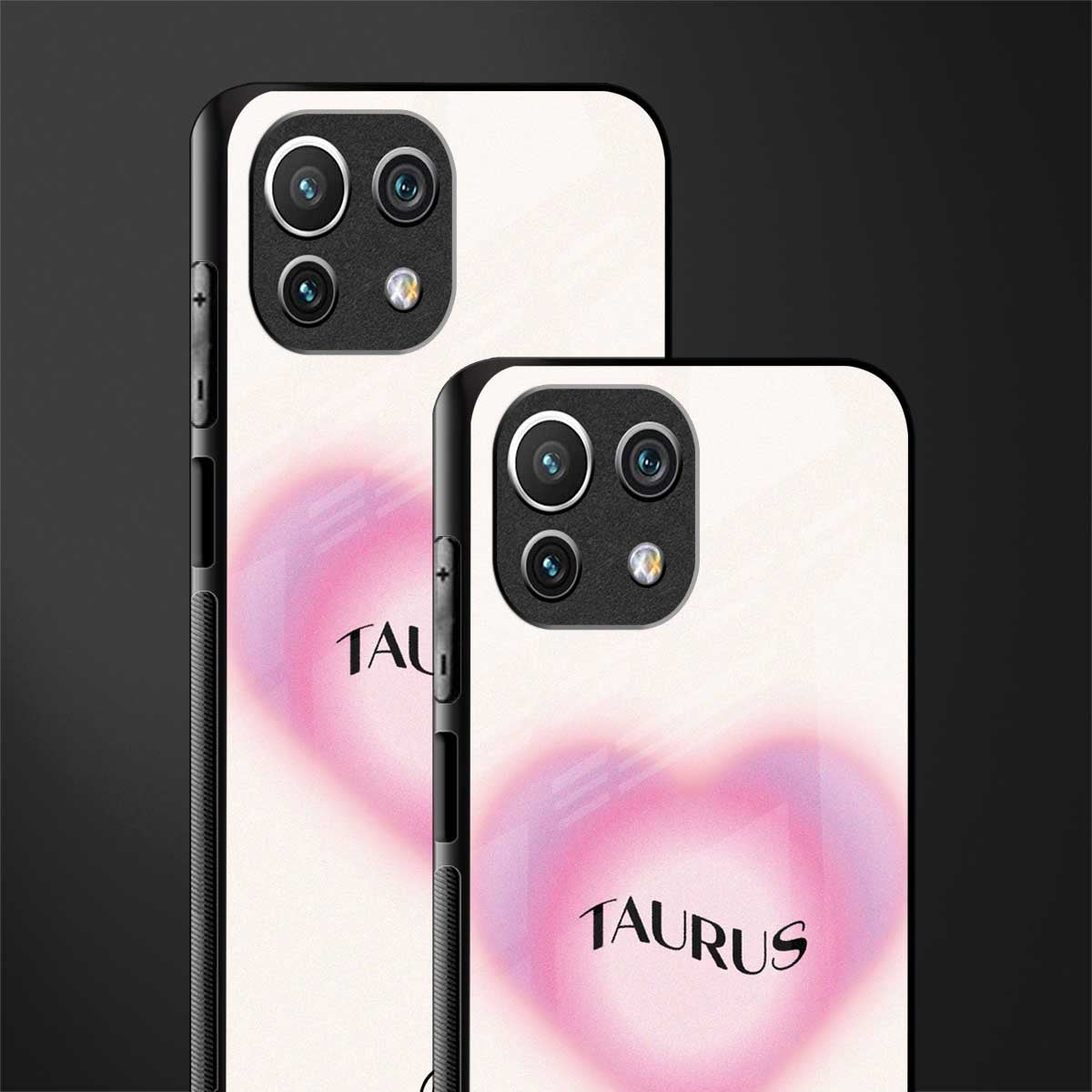 taurus minimalistic glass case for mi 11 lite image-2