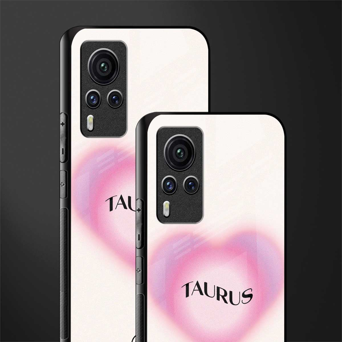 taurus minimalistic glass case for vivo x60 pro image-2