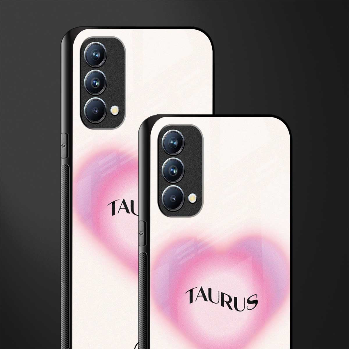 taurus minimalistic glass case for oppo f19s image-2