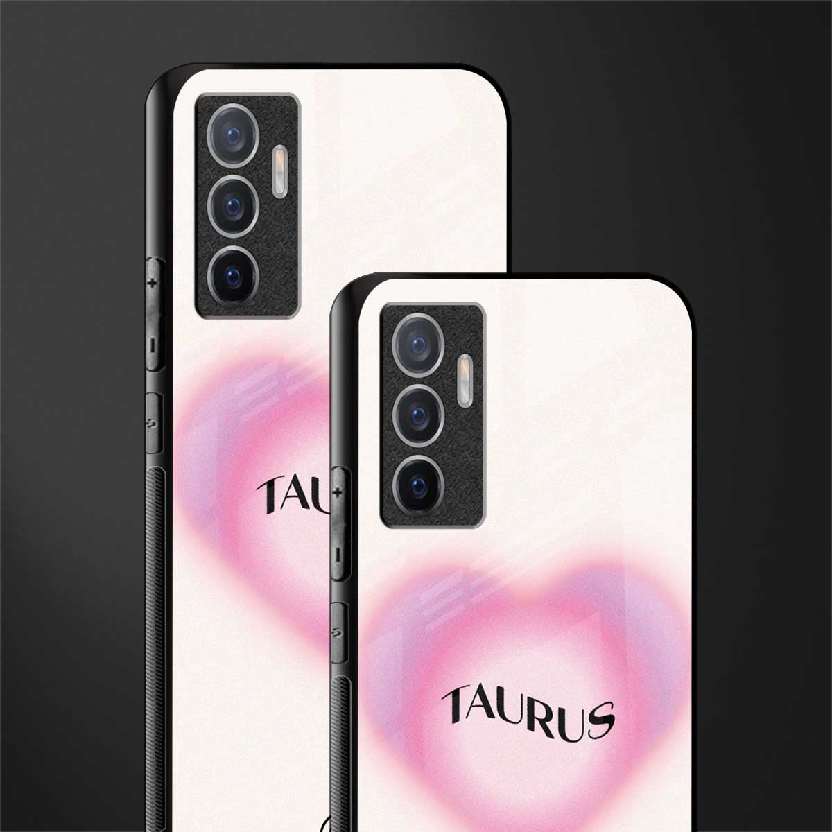 taurus minimalistic glass case for vivo v23e image-2