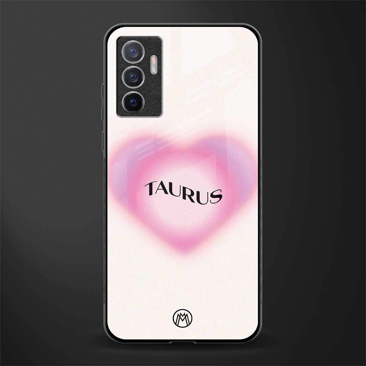 taurus minimalistic glass case for vivo v23e image