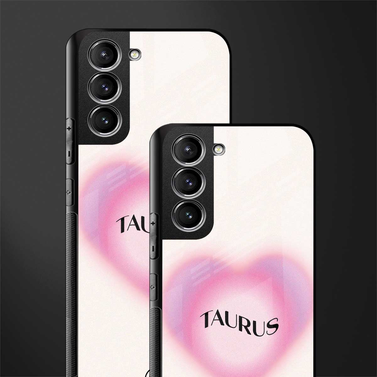 taurus minimalistic glass case for samsung galaxy s21 plus image-2