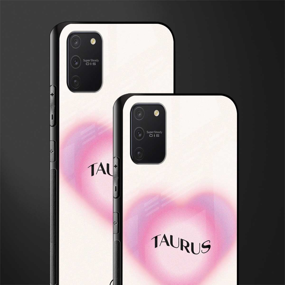 taurus minimalistic glass case for samsung galaxy a91 image-2