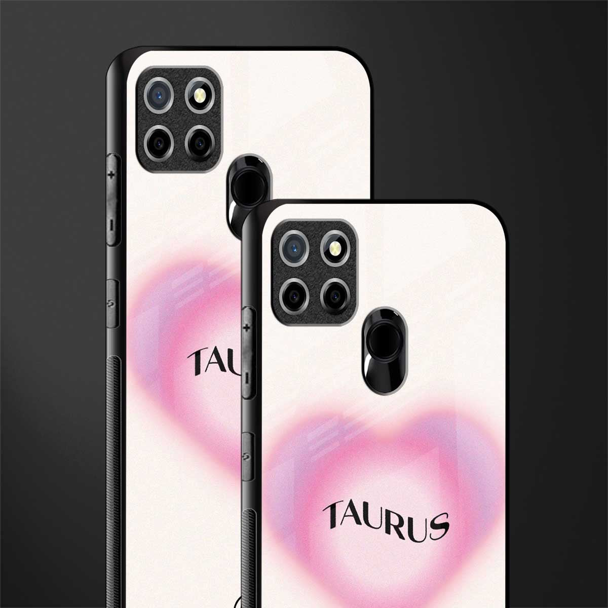 taurus minimalistic glass case for realme narzo 20 image-2