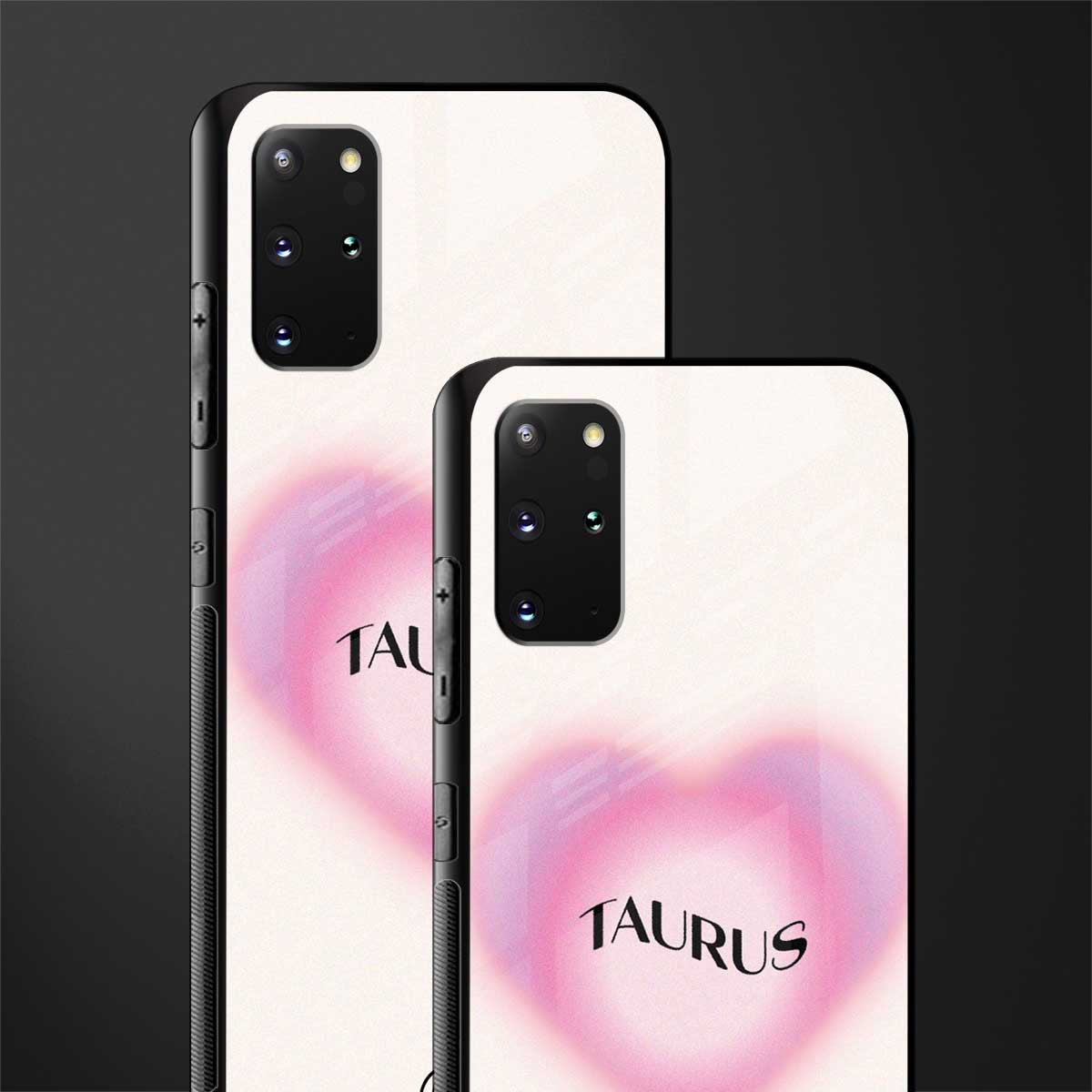 taurus minimalistic glass case for samsung galaxy s20 plus image-2