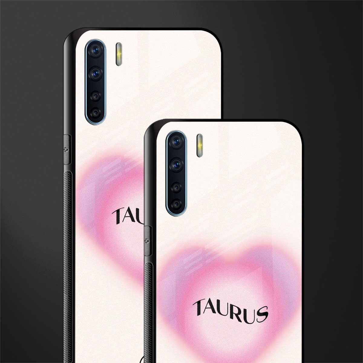 taurus minimalistic glass case for oppo f15 image-2