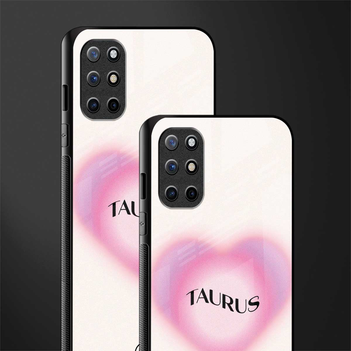 taurus minimalistic glass case for oneplus 8t image-2