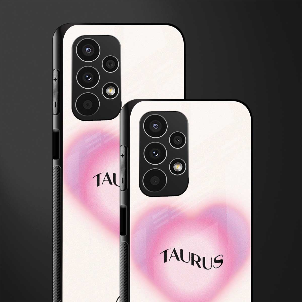 taurus minimalistic back phone cover | glass case for samsung galaxy a13 4g