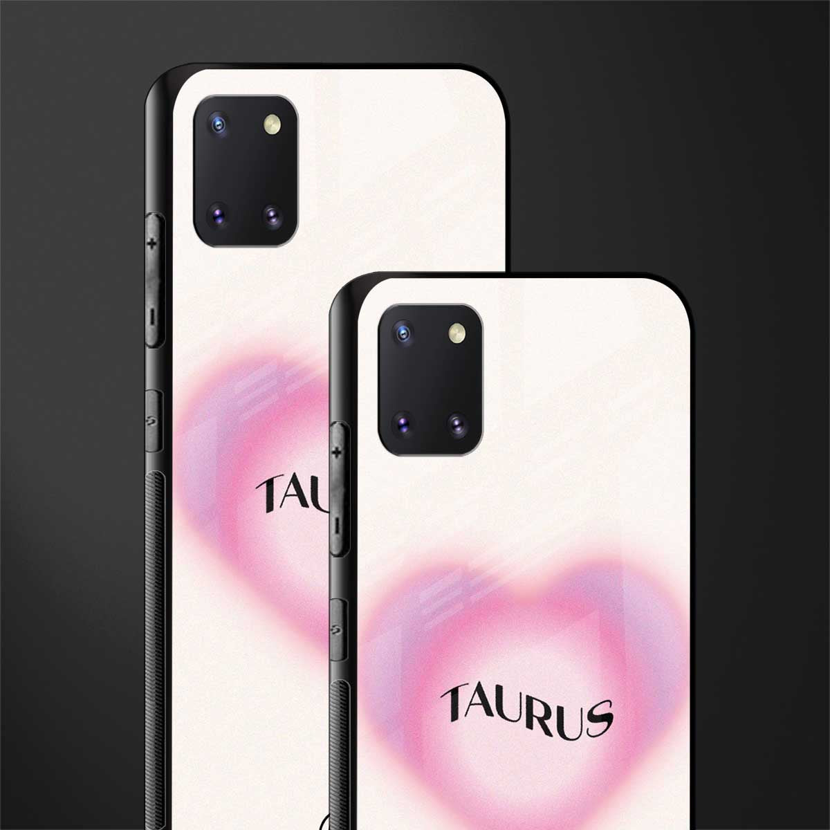 taurus minimalistic glass case for samsung a81 image-2