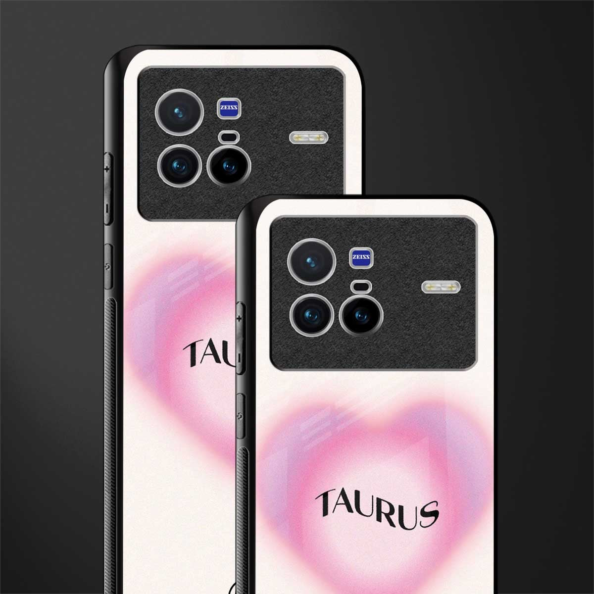 taurus minimalistic glass case for vivo x80 image-2