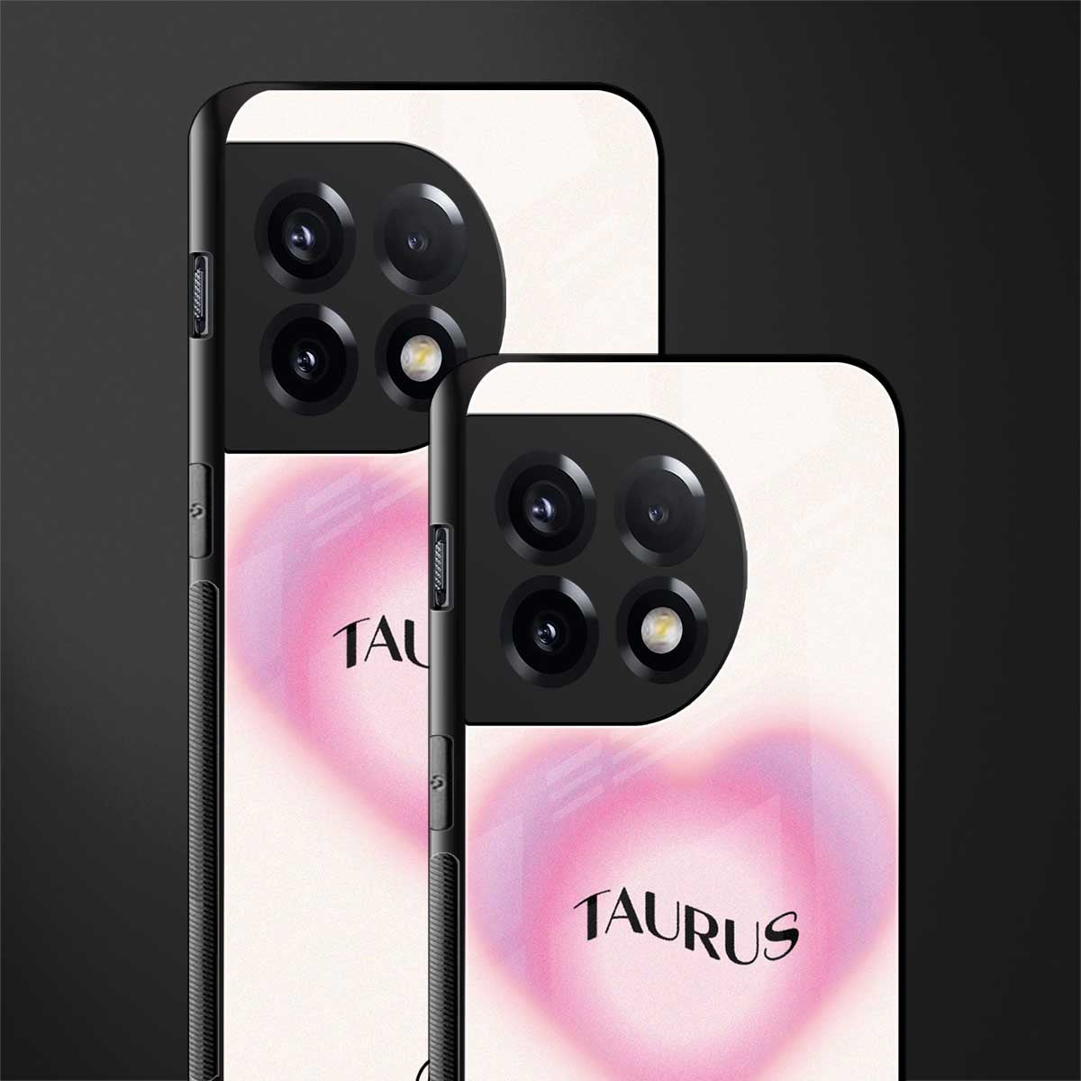 taurus minimalistic back phone cover | glass case for oneplus 11r