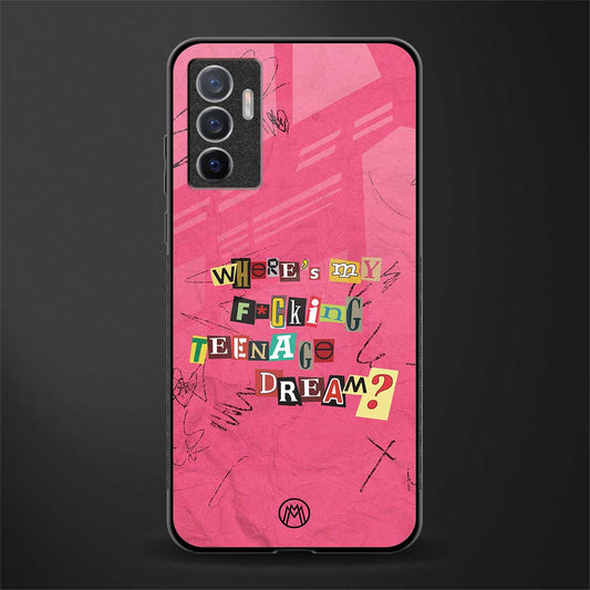 teenage dream glass case for vivo v23e image