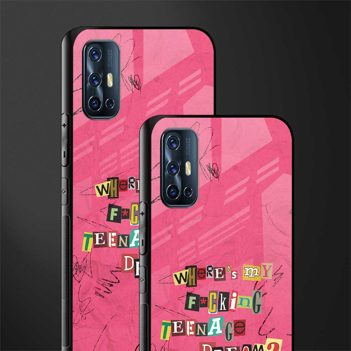 teenage dream glass case for vivo v17 image-2