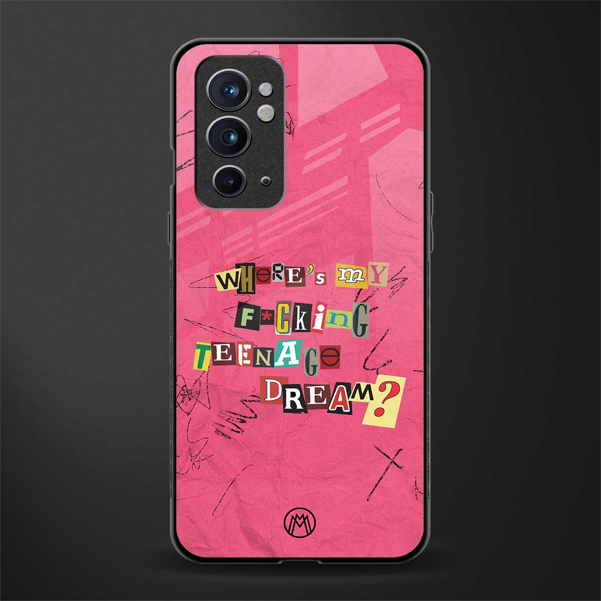 teenage dream glass case for oneplus 9rt image