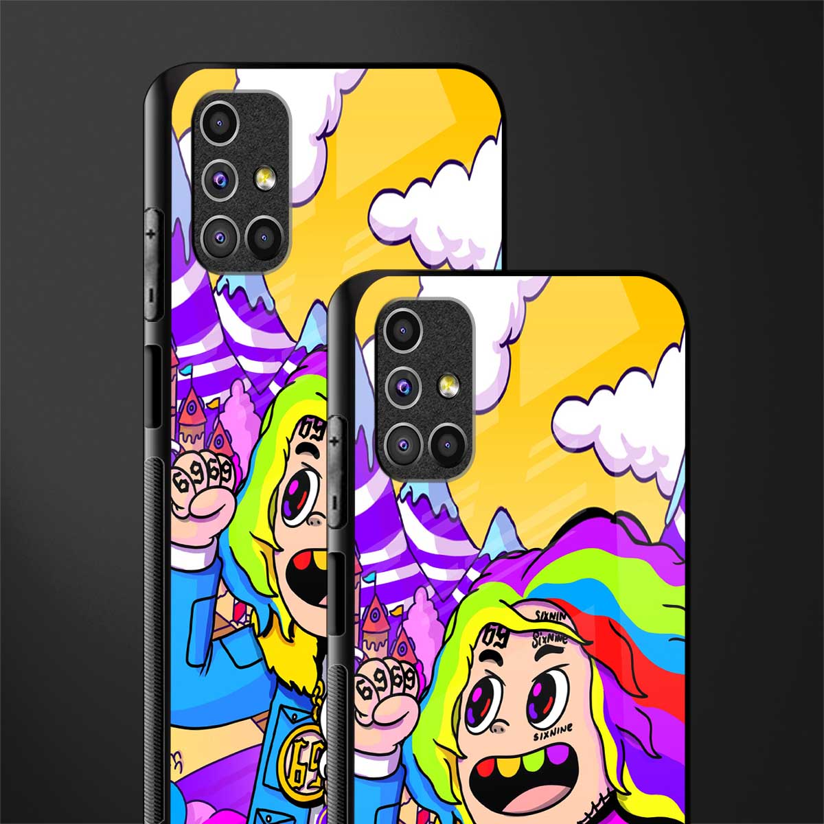 tekashi 6ix9ine glass case for samsung galaxy m31s image-2
