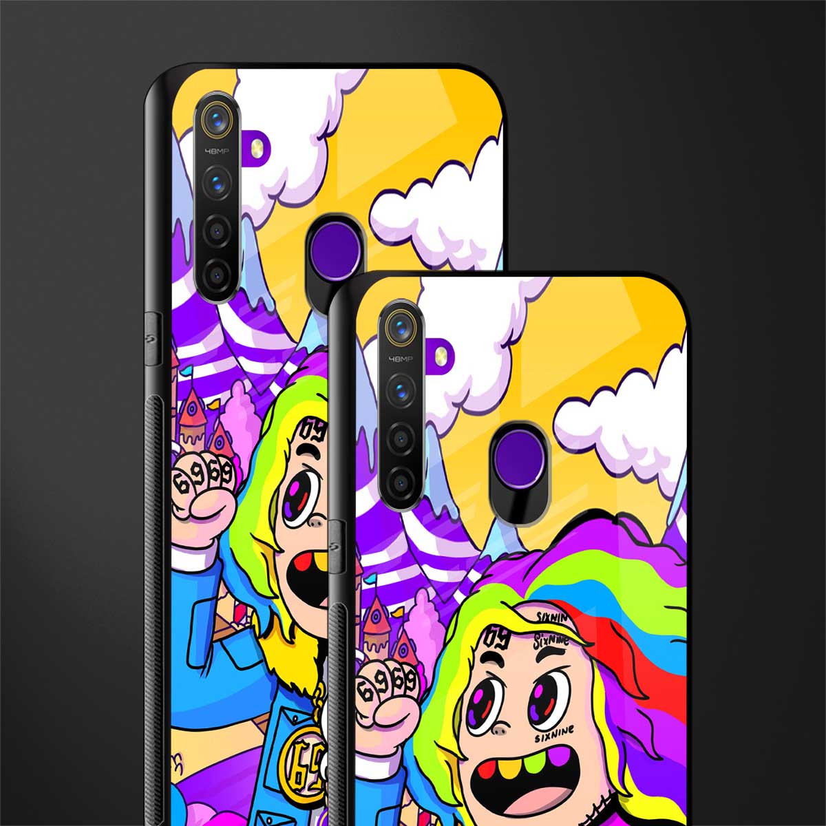 tekashi 6ix9ine glass case for realme 5s image-2