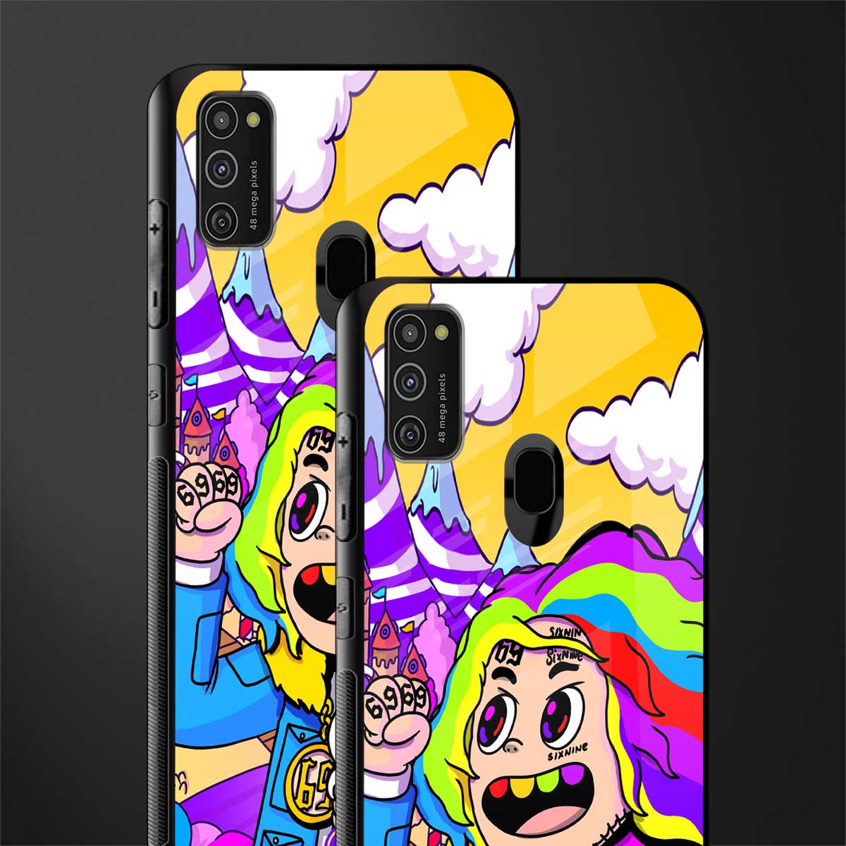 tekashi 6ix9ine glass case for samsung galaxy m21 image-2
