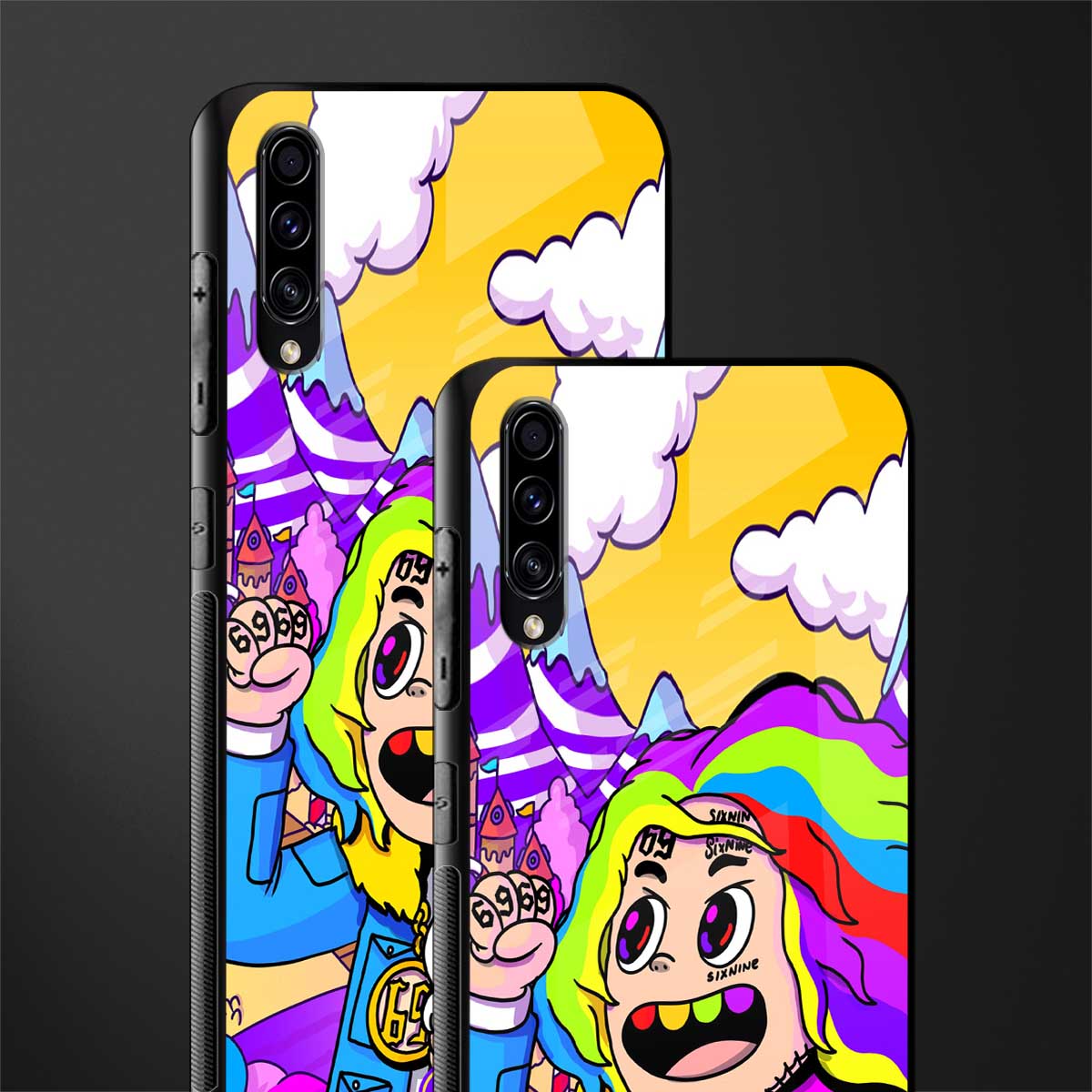 tekashi 6ix9ine glass case for samsung galaxy a70 image-2