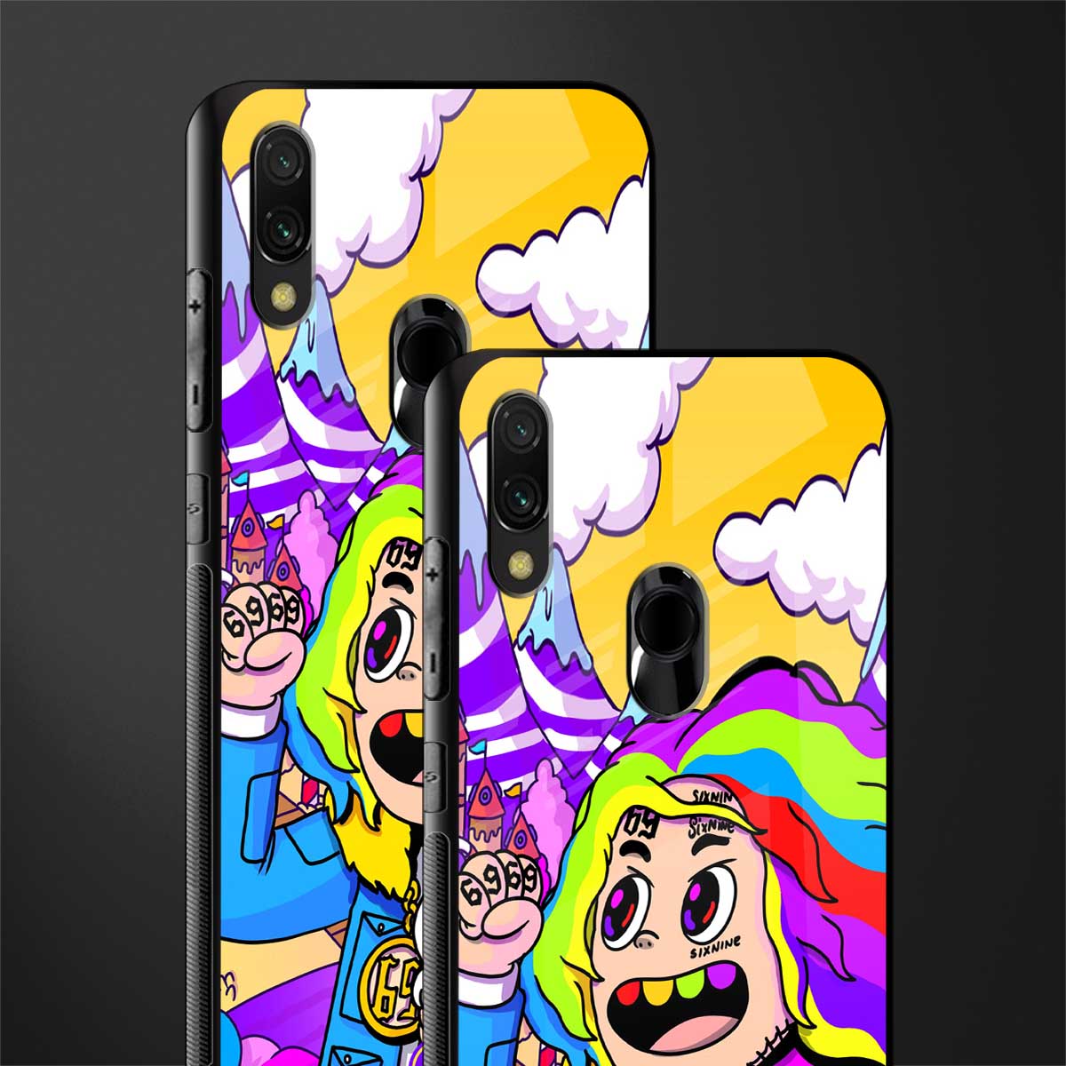 tekashi 6ix9ine glass case for redmi 7redmi y3 image-2