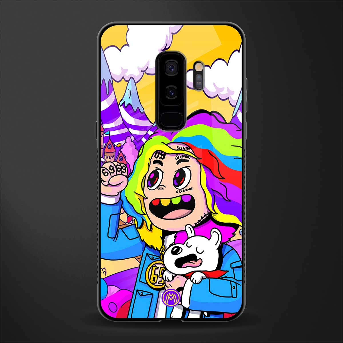 tekashi 6ix9ine glass case for samsung galaxy s9 plus image