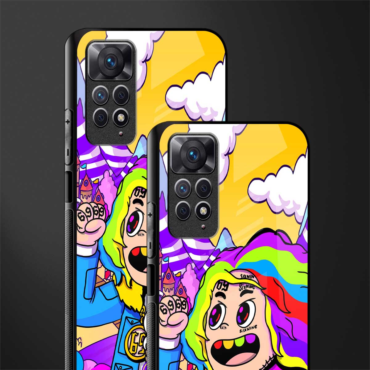 tekashi 6ix9ine glass case for redmi note 11 image-2