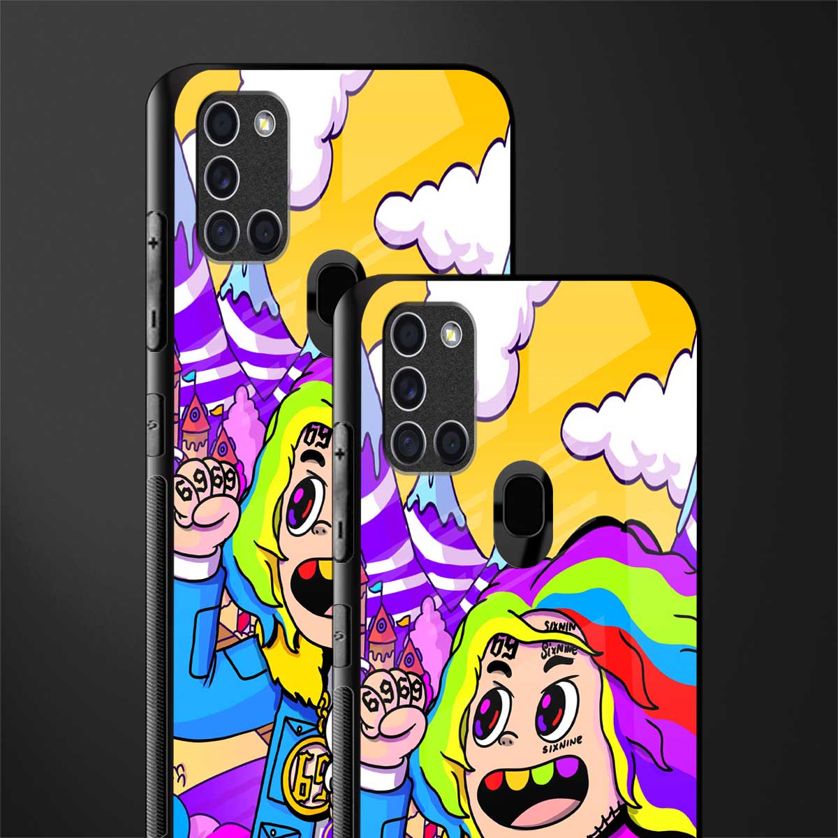 tekashi 6ix9ine glass case for samsung galaxy a21s image-2