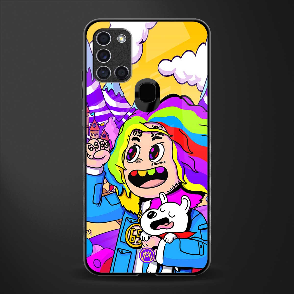 tekashi 6ix9ine glass case for samsung galaxy a21s image