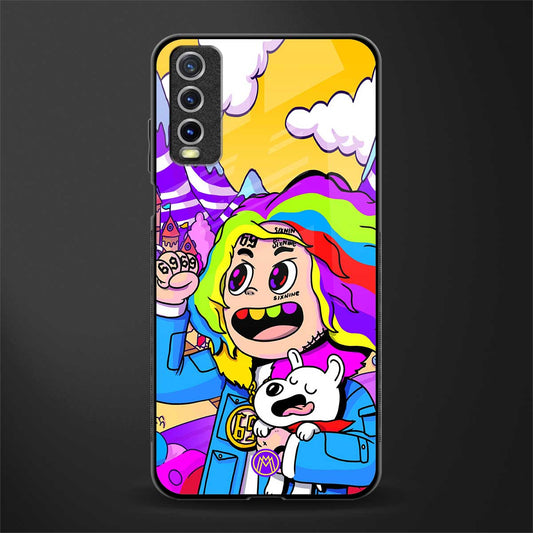 tekashi 6ix9ine glass case for vivo y20 image