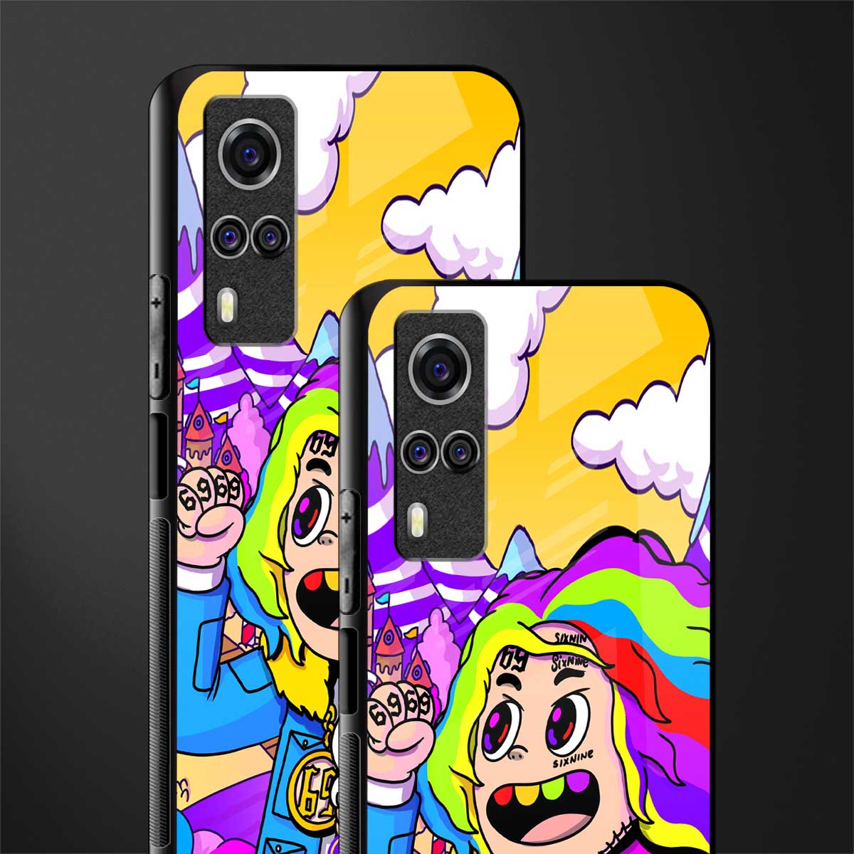 tekashi 6ix9ine glass case for vivo y51 image-2