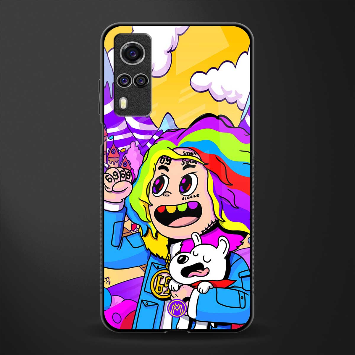 tekashi 6ix9ine glass case for vivo y51 image