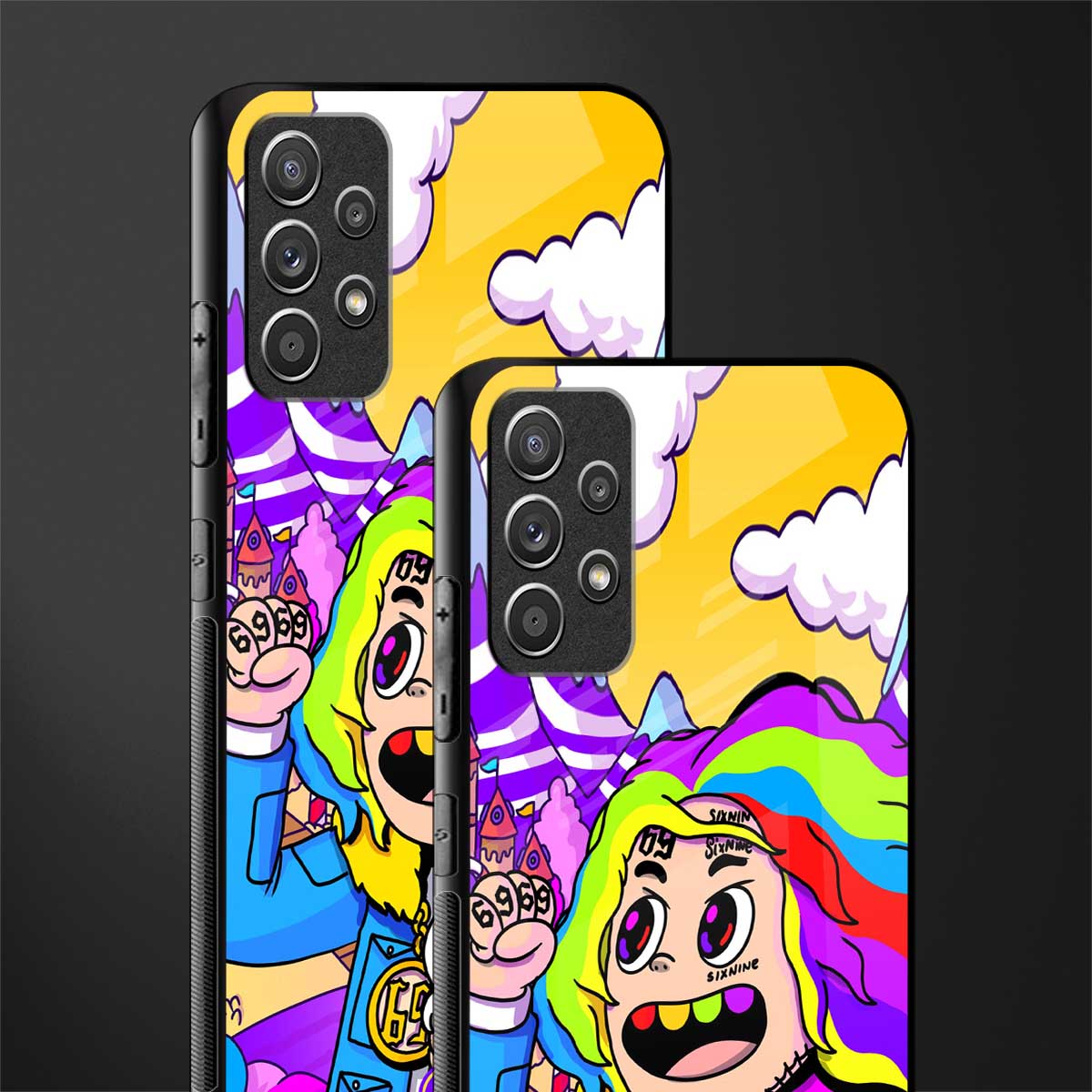 tekashi 6ix9ine glass case for samsung galaxy a72 image-2