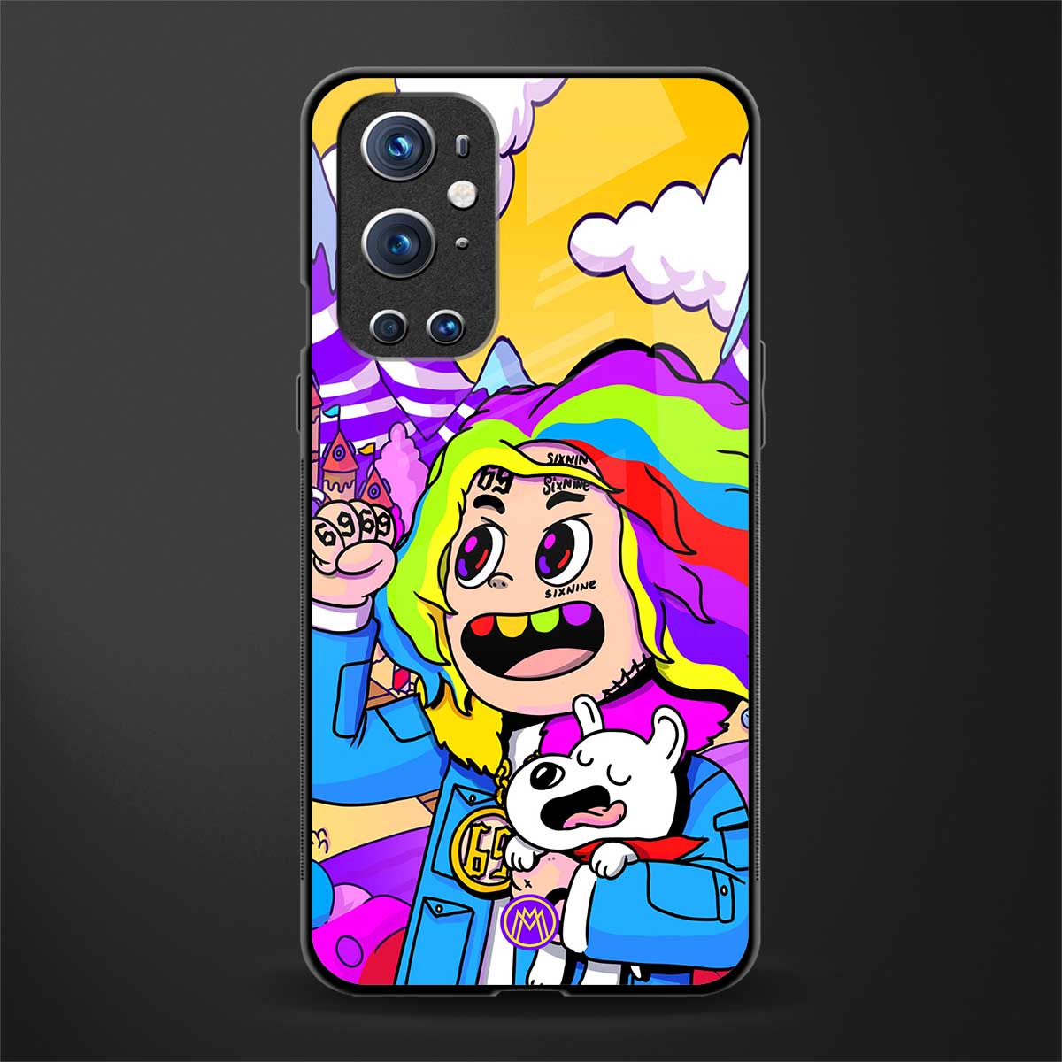 tekashi 6ix9ine glass case for oneplus 9 pro image