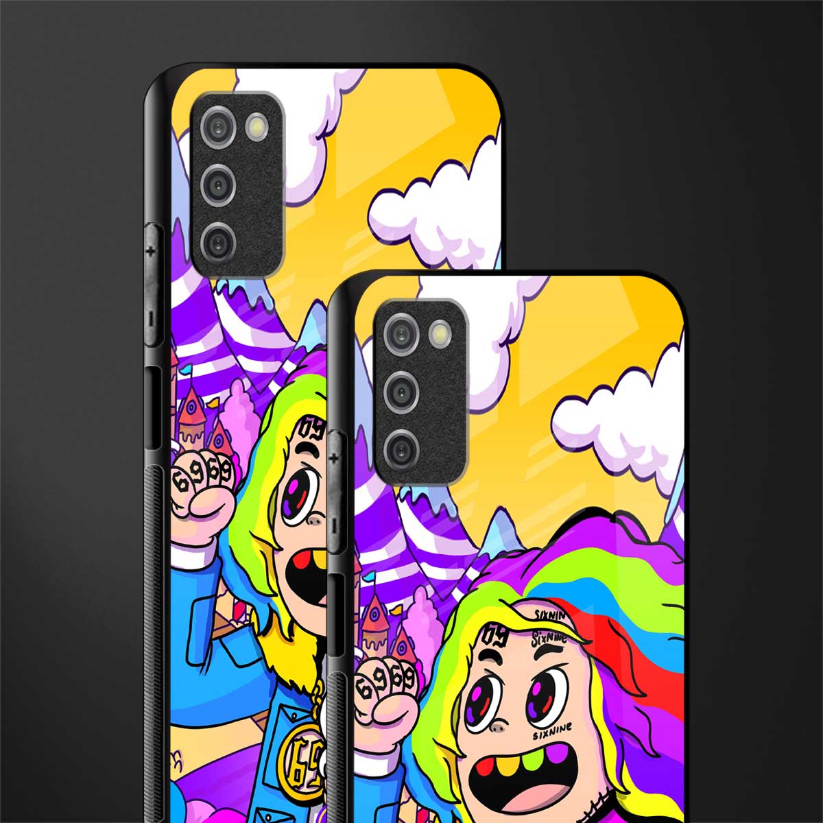 tekashi 6ix9ine glass case for samsung galaxy a03s image-2