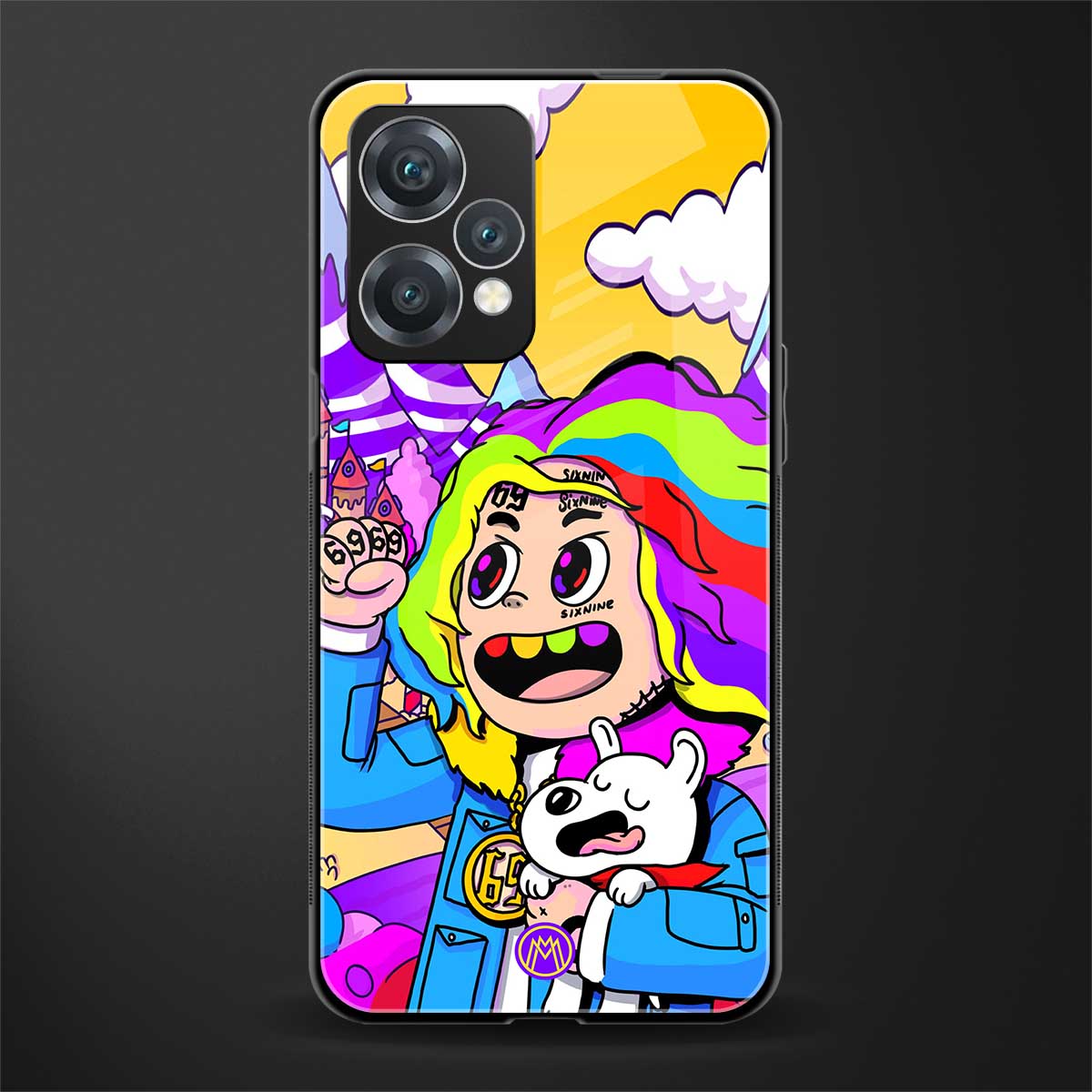 tekashi 6ix9ine back phone cover | glass case for oneplus nord ce 2 lite 5g