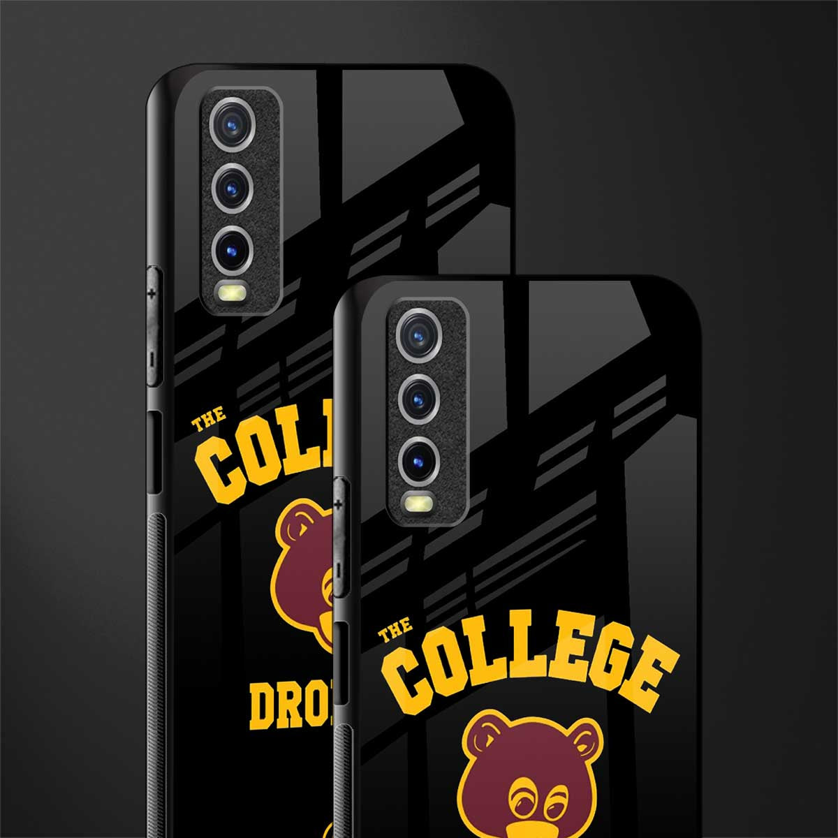 the college dropout glass case for vivo y12s image-2