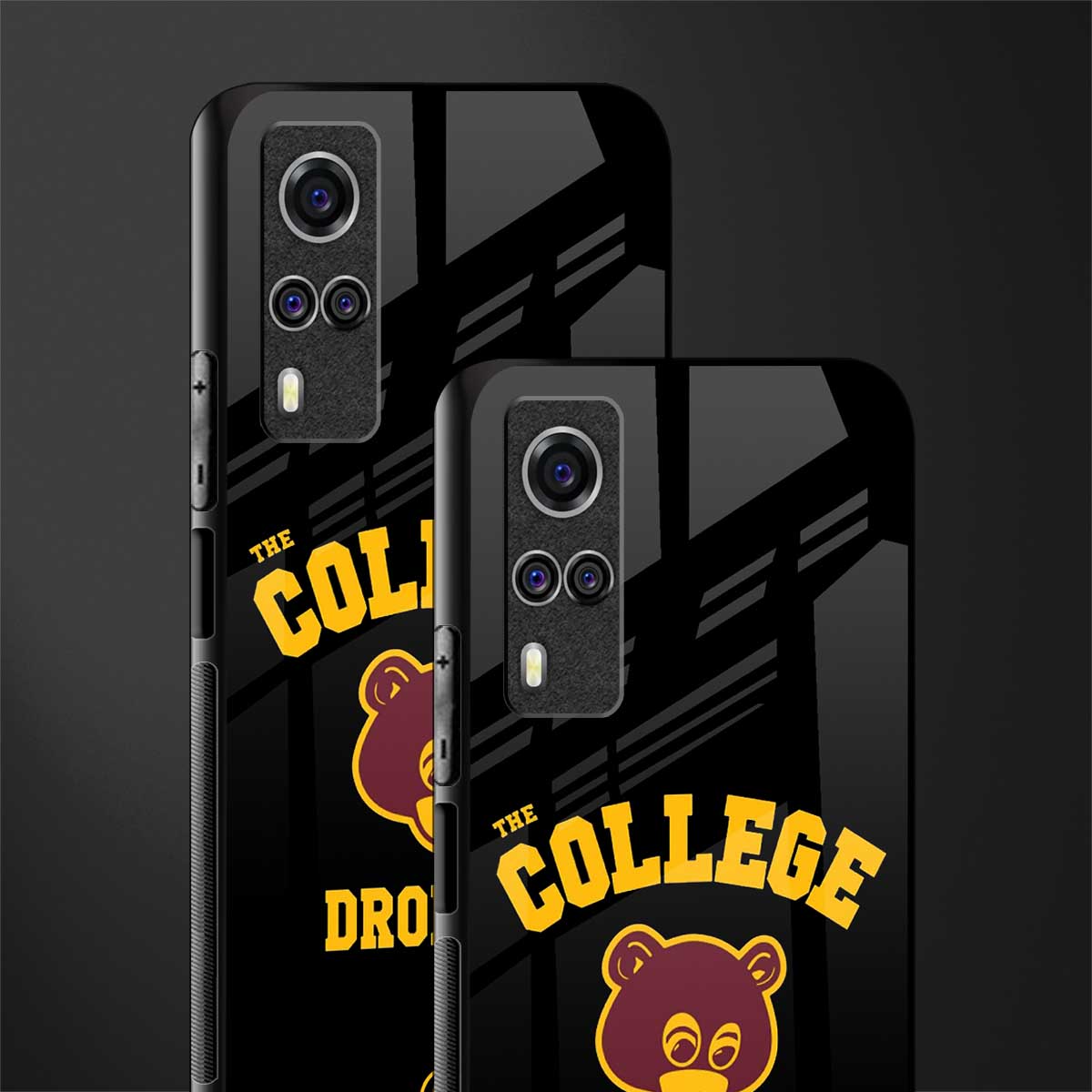 the college dropout glass case for vivo y53s image-2