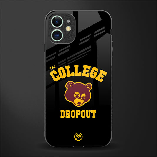 the college dropout glass case for iphone 11 image
