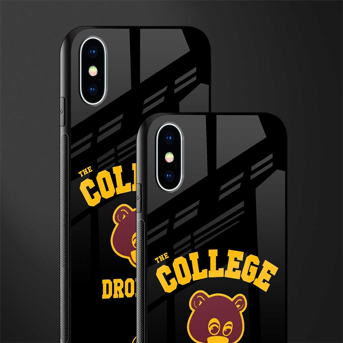 the college dropout glass case for iphone x image-2