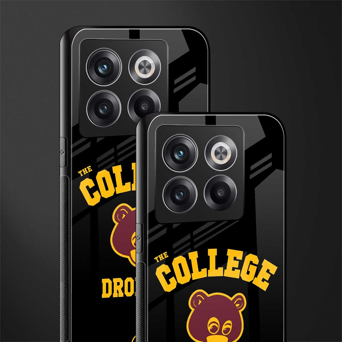 the college dropout back phone cover | glass case for oneplus 10t