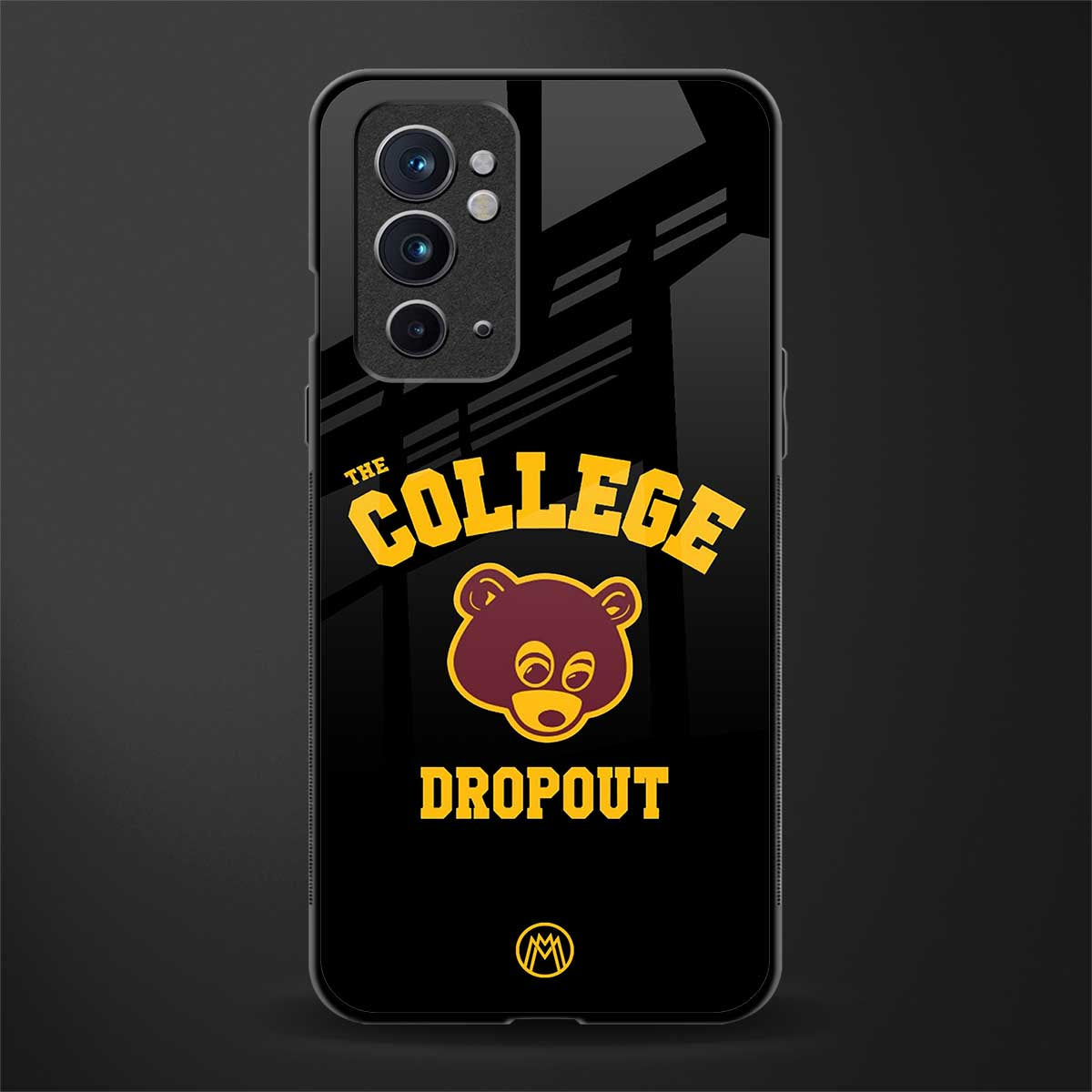 the college dropout glass case for oneplus 9rt image
