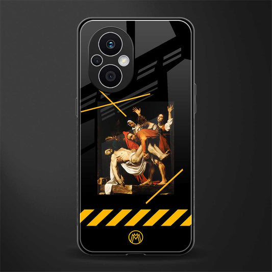 the entombment back phone cover | glass case for oppo f21 pro 5g