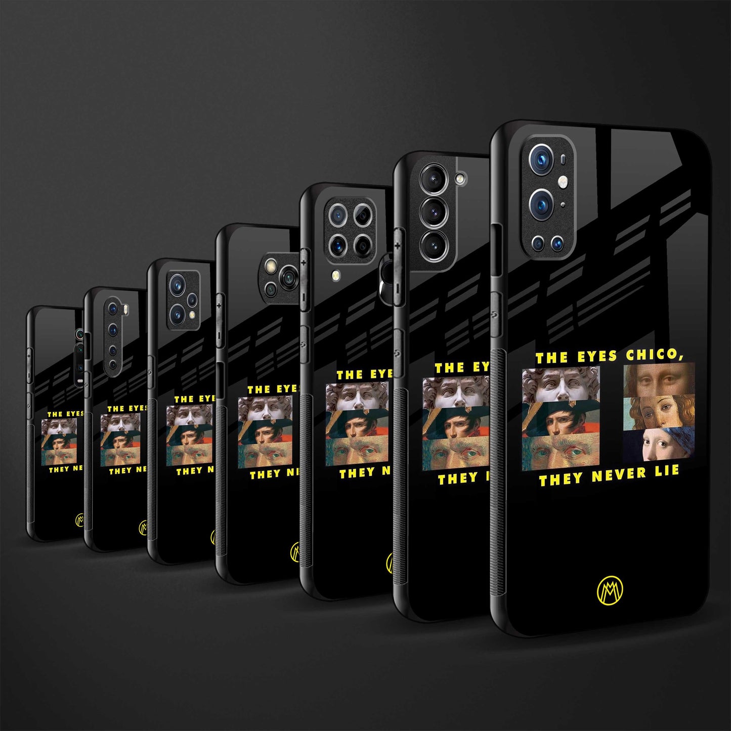 the eyes chico, they never lie movie quote glass case for oneplus 10 pro 5g image-3