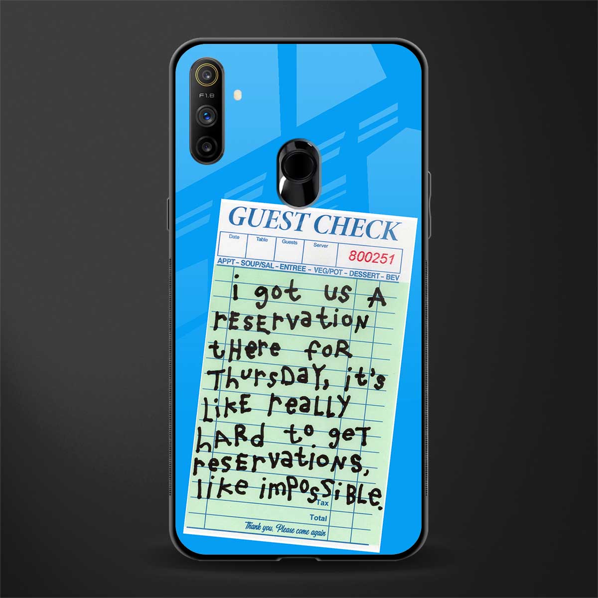the reservation glass case for realme narzo 20a image
