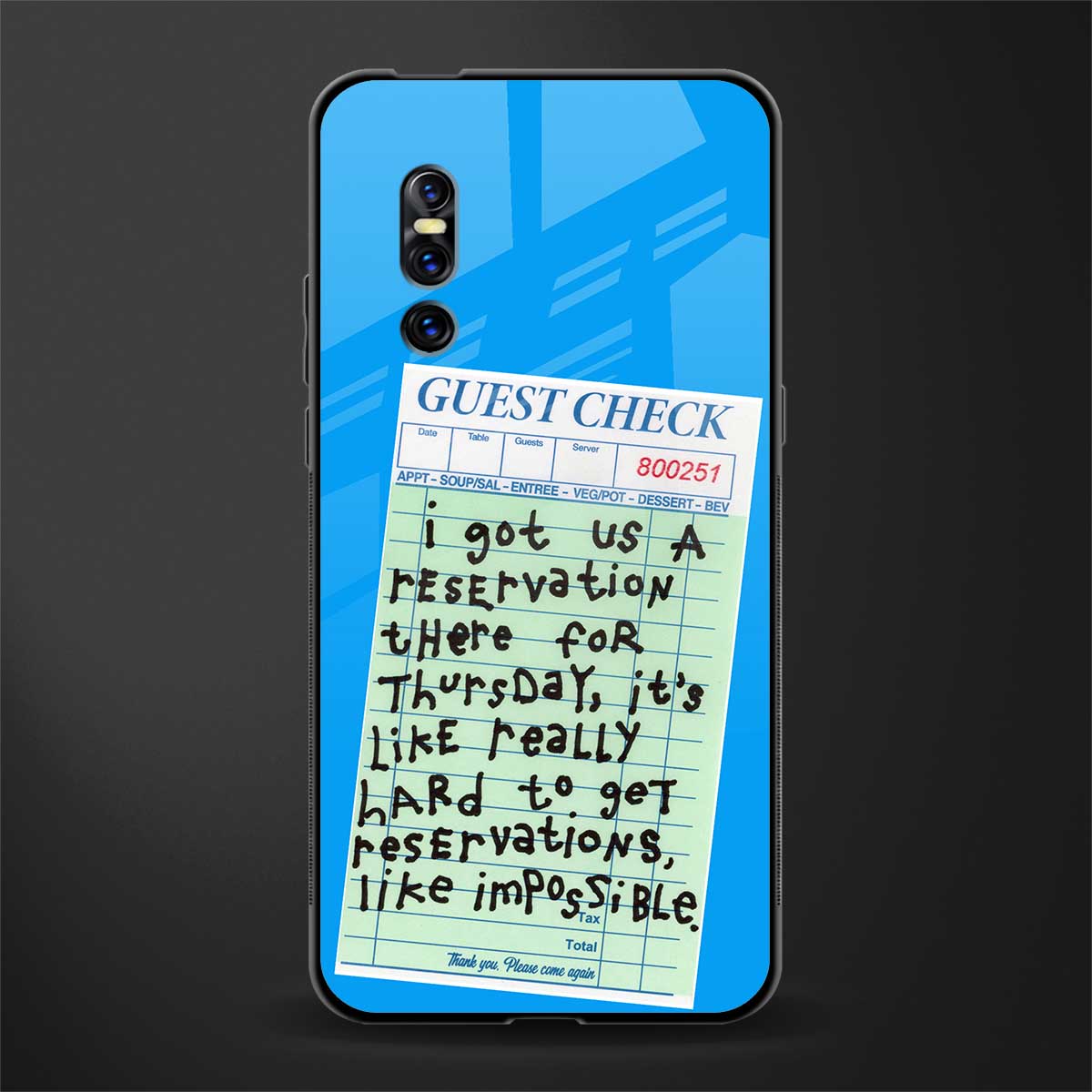 the reservation glass case for vivo v15 pro image