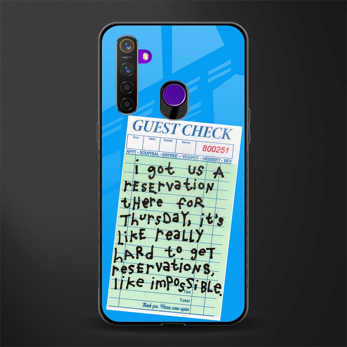 the reservation glass case for realme 5s image