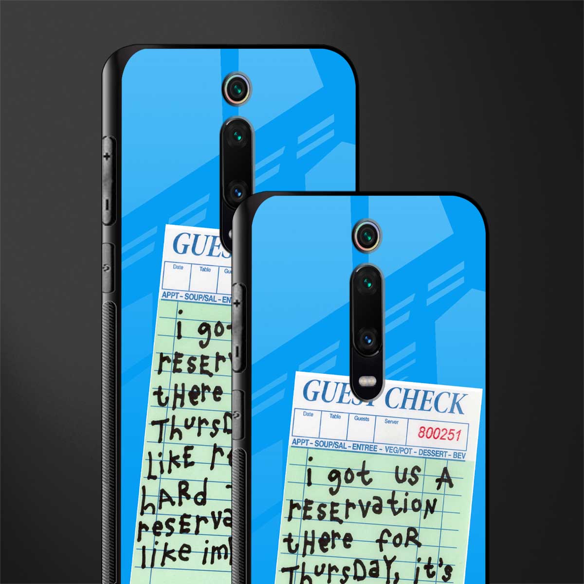 the reservation glass case for redmi k20 pro image-2