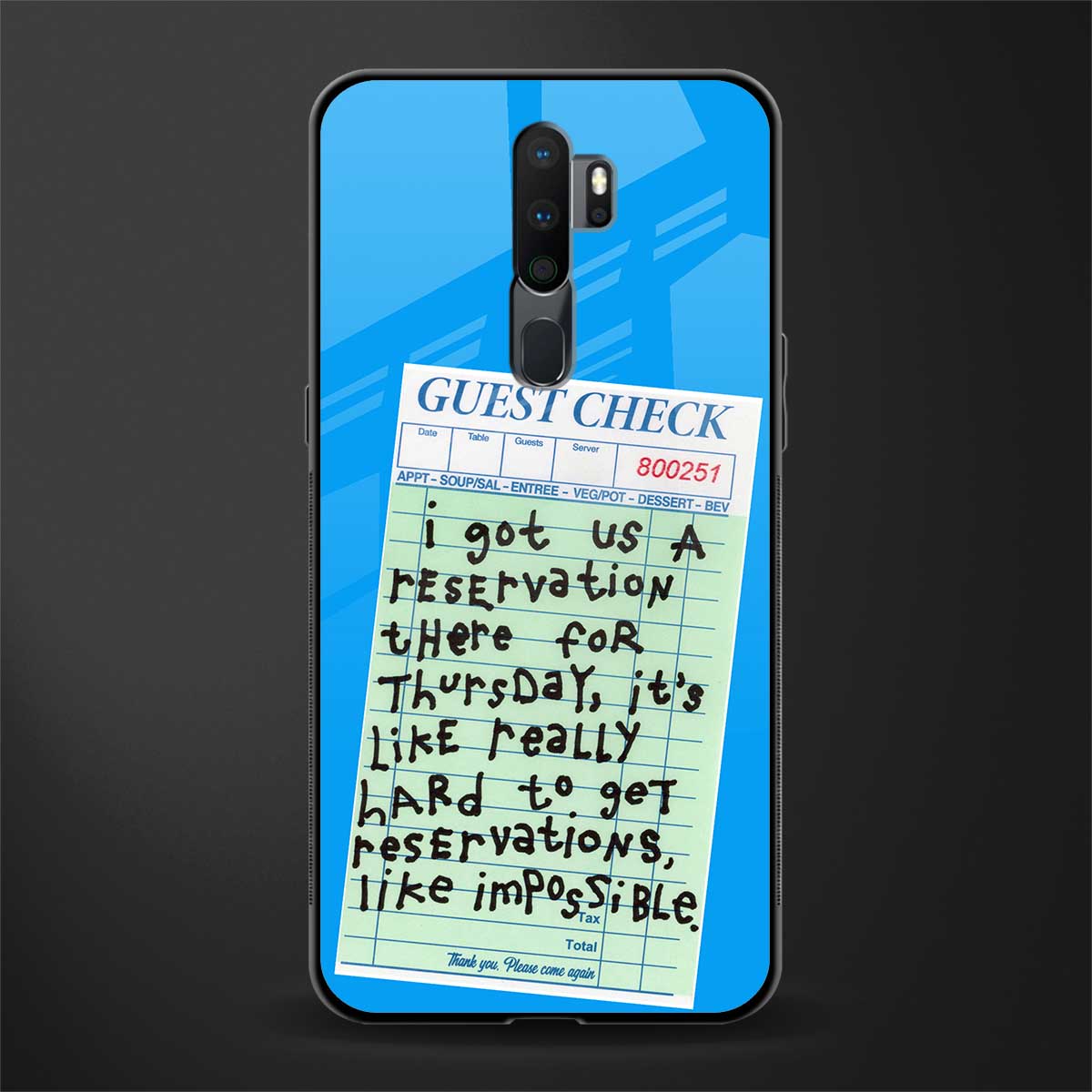 the reservation glass case for oppo a9 2020 image