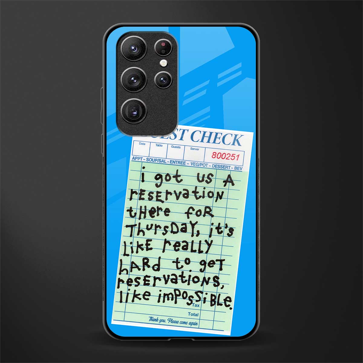 the reservation glass case for samsung galaxy s21 ultra image