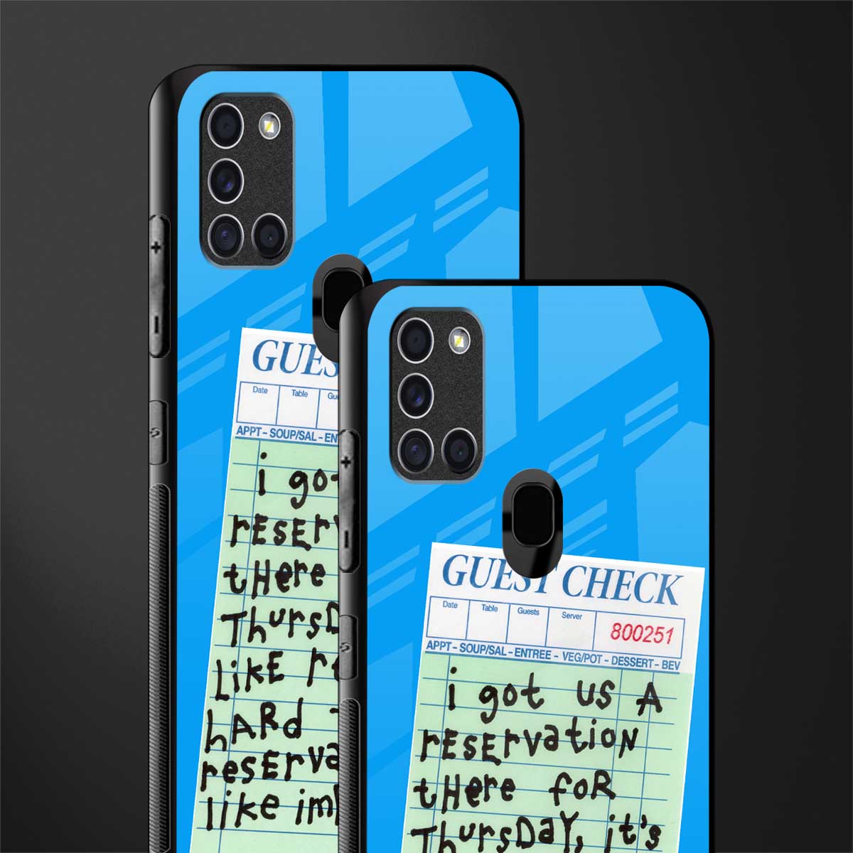 the reservation glass case for samsung galaxy a21s image-2